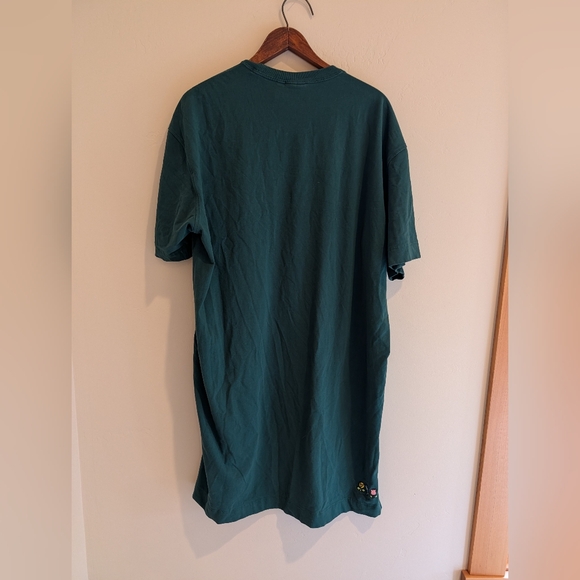 Adidas Originals X Hello Kitty T Shirt Dress Collegiate Green L/XL HTF 🔥 RARE - Picture 3 of 11